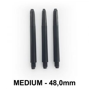 Medium Nylon Dart Shafts – Black