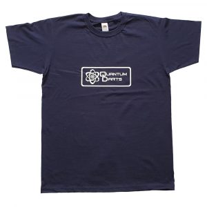 Quantum Darts Navy Logo T-Shirt – Size Large