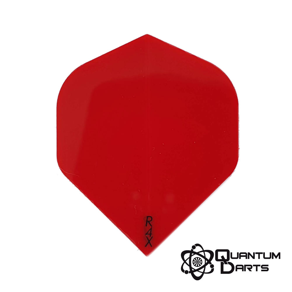 Plain Red Dart Flights 100 Micron Standard Quantum Darts®